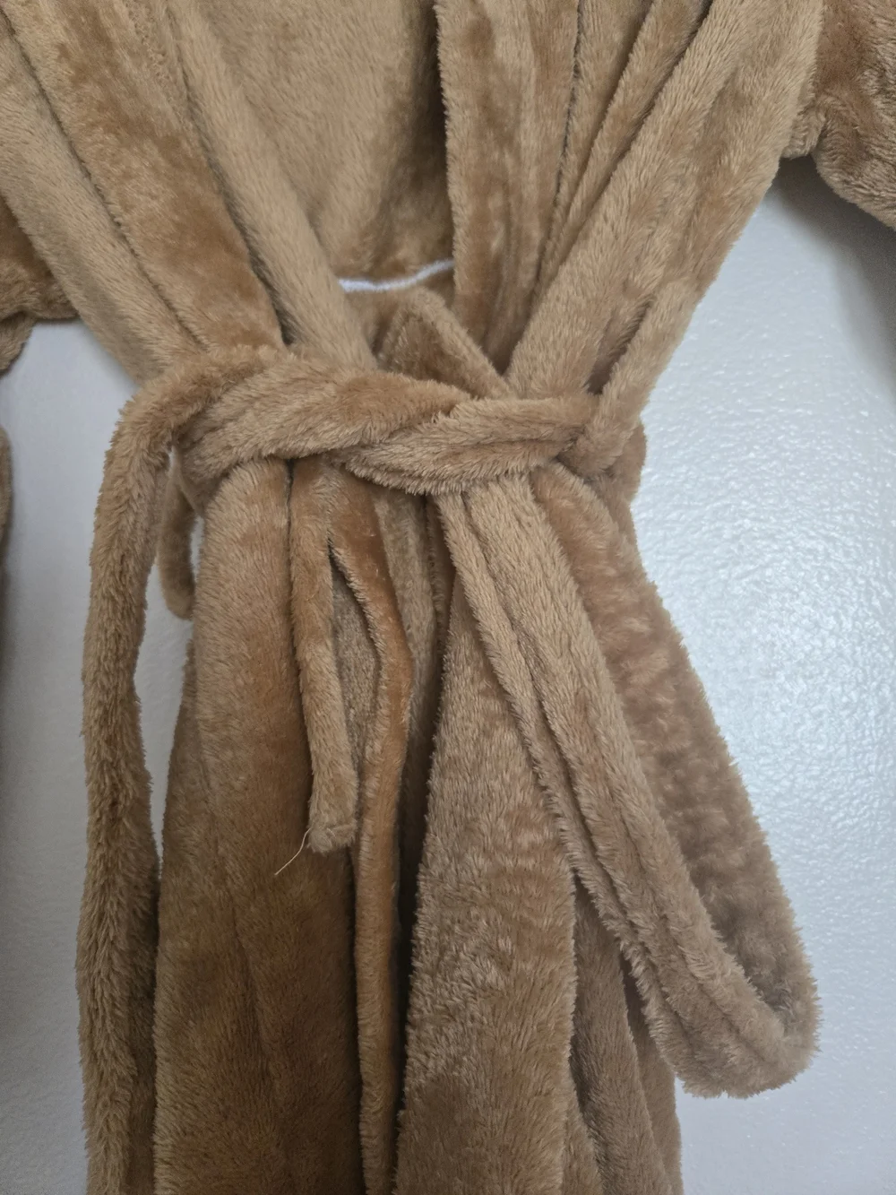 4/$15 Star Wars Baby Yoda Hooded Brown and Green Plush Robe Kids Sz 8